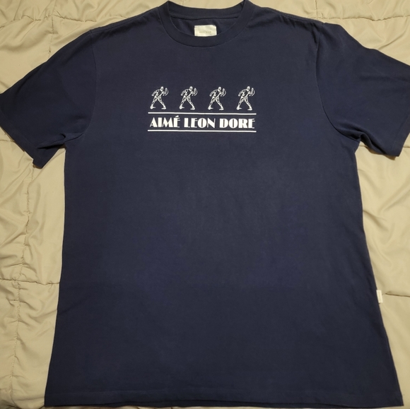 Aime Leon Dore Handball shirt Navy XL - Picture 2 of 5